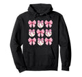 Baseball Coquette Bow Baseball Mom Mothers Hoodie - Novelty Apparel Unisex - T-Shirt, Sweatshirt, Hoodie
