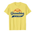 Funny Baseball Grandma Rookie T-Shirt - Fun Novelty Design for Adults - T-Shirt, Sweatshirt, Hoodie