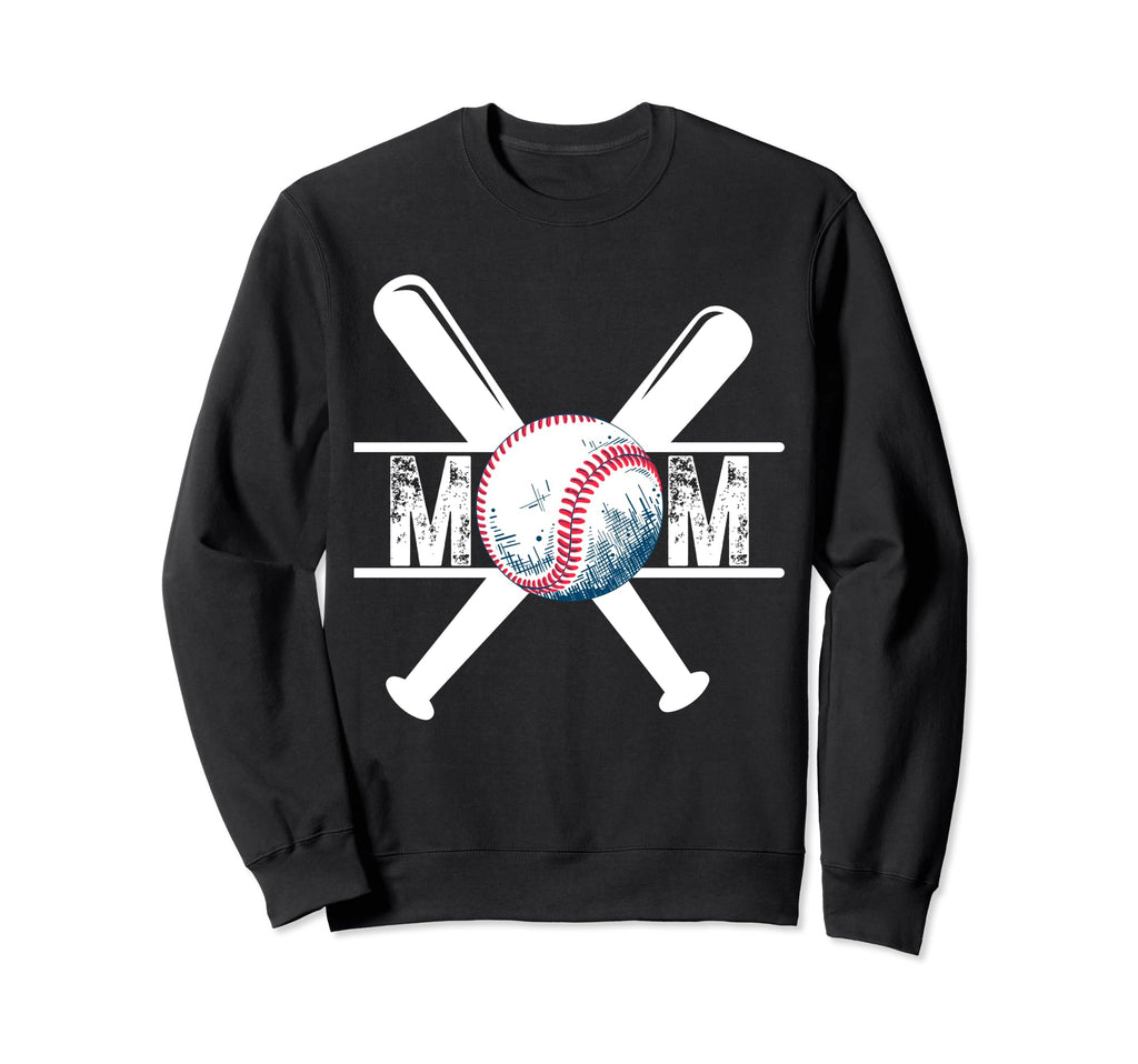 Baseball Mom Sweatshirt - Custom Art Print for Adults - T-Shirt, Sweatshirt, Hoodie