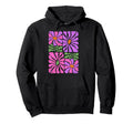Boho Abstract Flowers Hoodie - Trendy Graphic Unisex - T-Shirt, Sweatshirt, Hoodie