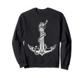 Preppy Nautical Boat Anchor Sweatshirt - Fun Novelty Design for Adults - T-Shirt, Sweatshirt, Hoodie