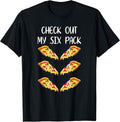 Check Out My Six Pack Funny Pizza Slices - Adult & Kids T-Shirts, Sweatshirts & Hoodies apparel design preview 1