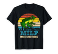 Milf I Love Frogs Funny Frog T-Shirt - Minimalist Print for Adults - T-Shirt, Sweatshirt, Hoodie