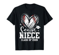 Senior Niece Class 2026 Baseball T-Shirt - Minimalist Print for Adults - T-Shirt, Sweatshirt, Hoodie