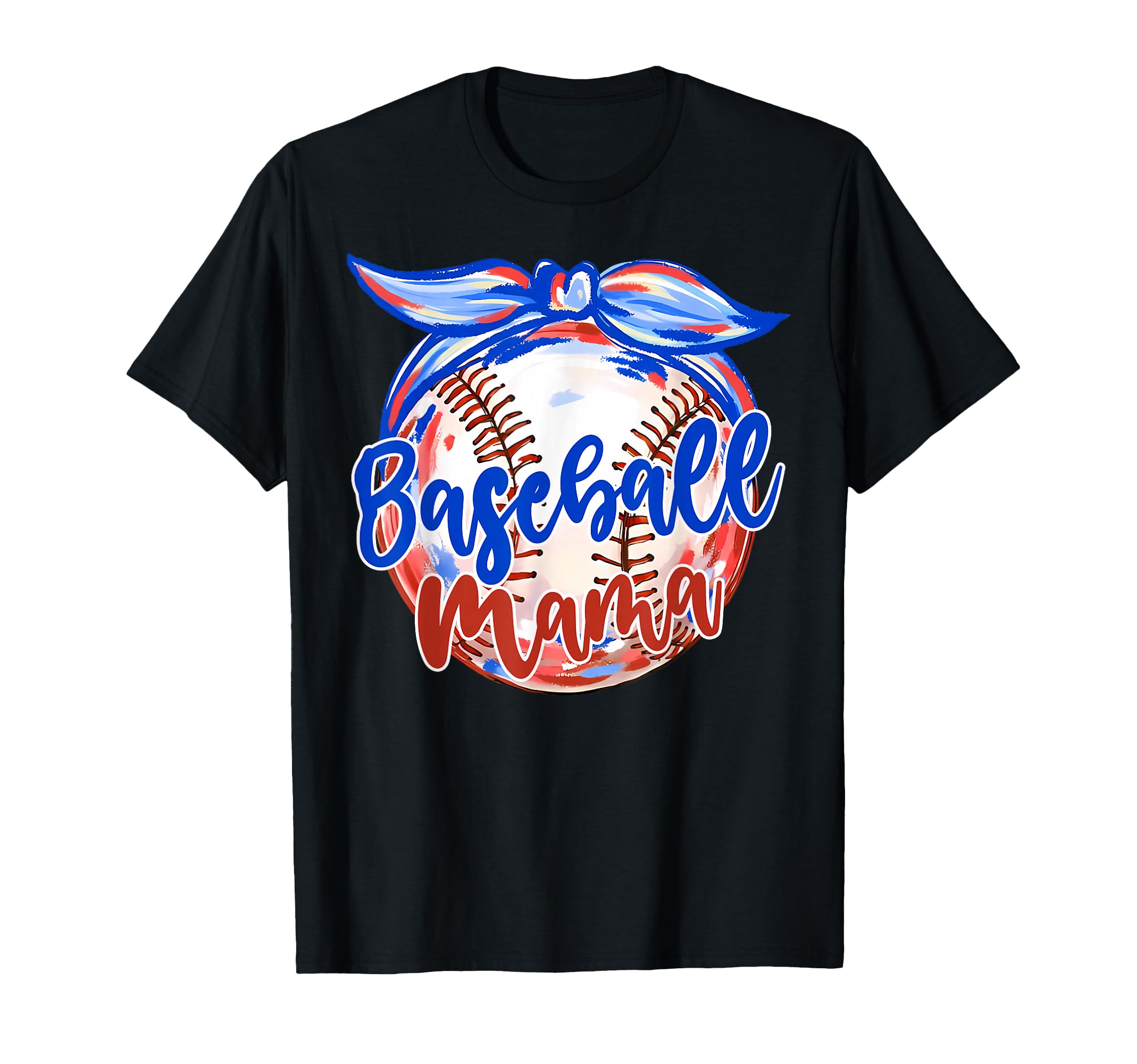 Baseball Mama Coquette Bow Baseball T-Shirt - Novelty Apparel for Adults - T-Shirt, Sweatshirt, Hoodie