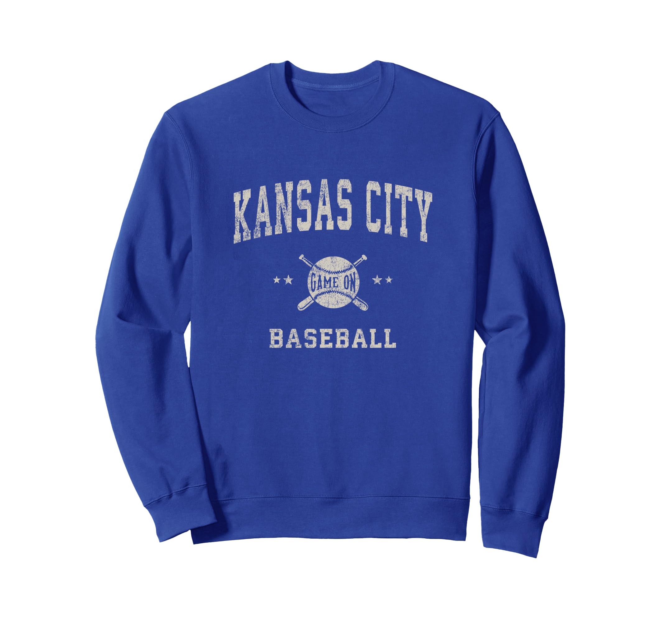 Kansas City Baseball Throwback Sweatshirt - Trendy Graphic Men Women - T-Shirt, Sweatshirt, Hoodie