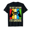 Do Not Disturb Im Gaming Stripes Gift T-Shirt - Novelty Apparel Men Women - T-Shirt, Sweatshirt, Hoodie