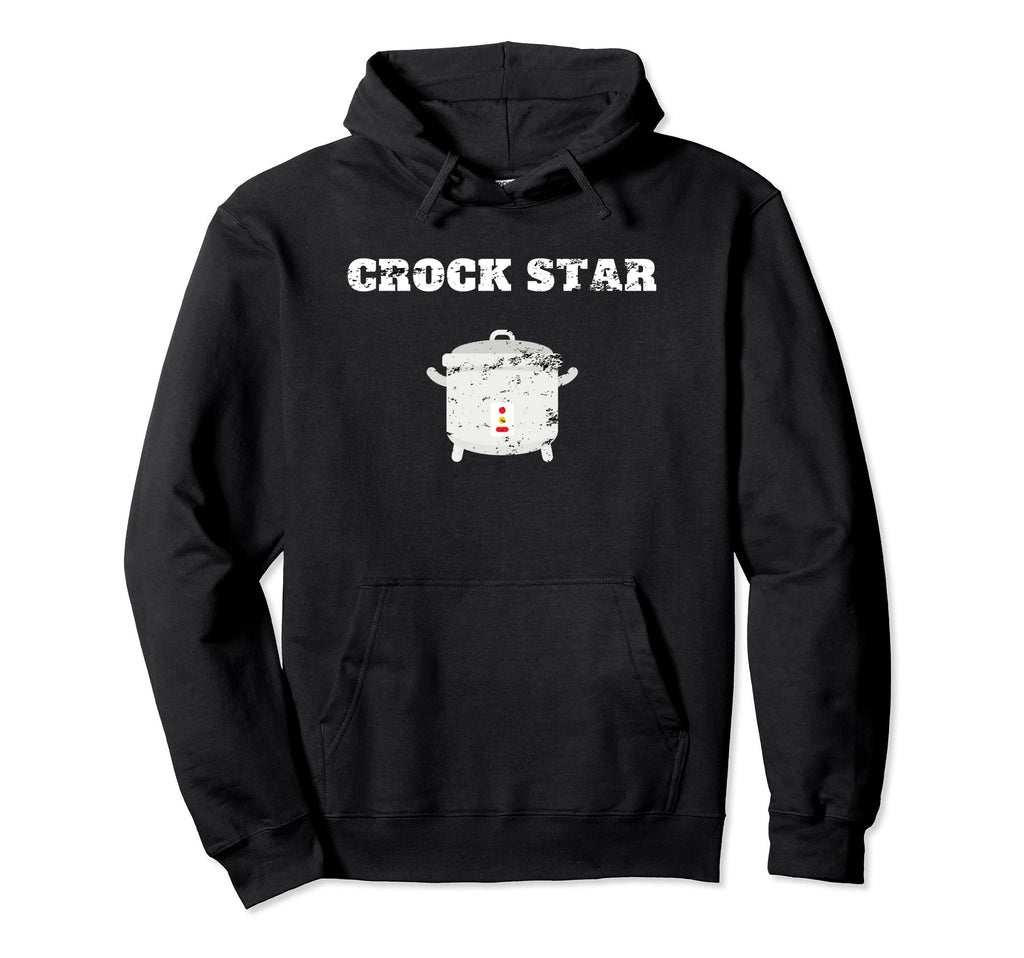 Crock Star Pressure Cooking Distressed Hoodie - Trendy Graphic for Adults - T-Shirt, Sweatshirt, Hoodie