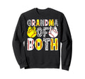 Grandma Both Proud Softball Baseball Sweatshirt - Streetwear Style Unisex - T-Shirt, Sweatshirt, Hoodie