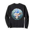 Baseball Pitcher Gnome Dad Grumpy Sweatshirt - Graphic Print Unisex - T-Shirt, Sweatshirt, Hoodie