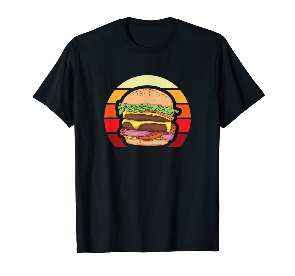 Tasty Cheeseburgers Sunset T-Shirt - Novelty Apparel Unisex - T-Shirt, Sweatshirt, Hoodie