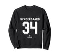 Noah Syndergaard 34 New York Sweatshirt - Casual Everyday Wear for Adults - T-Shirt, Sweatshirt, Hoodie
