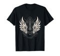 Guitar Wings 80S Rock Roll Music T-Shirt - Custom Art Print Men Women - T-Shirt, Sweatshirt, Hoodie