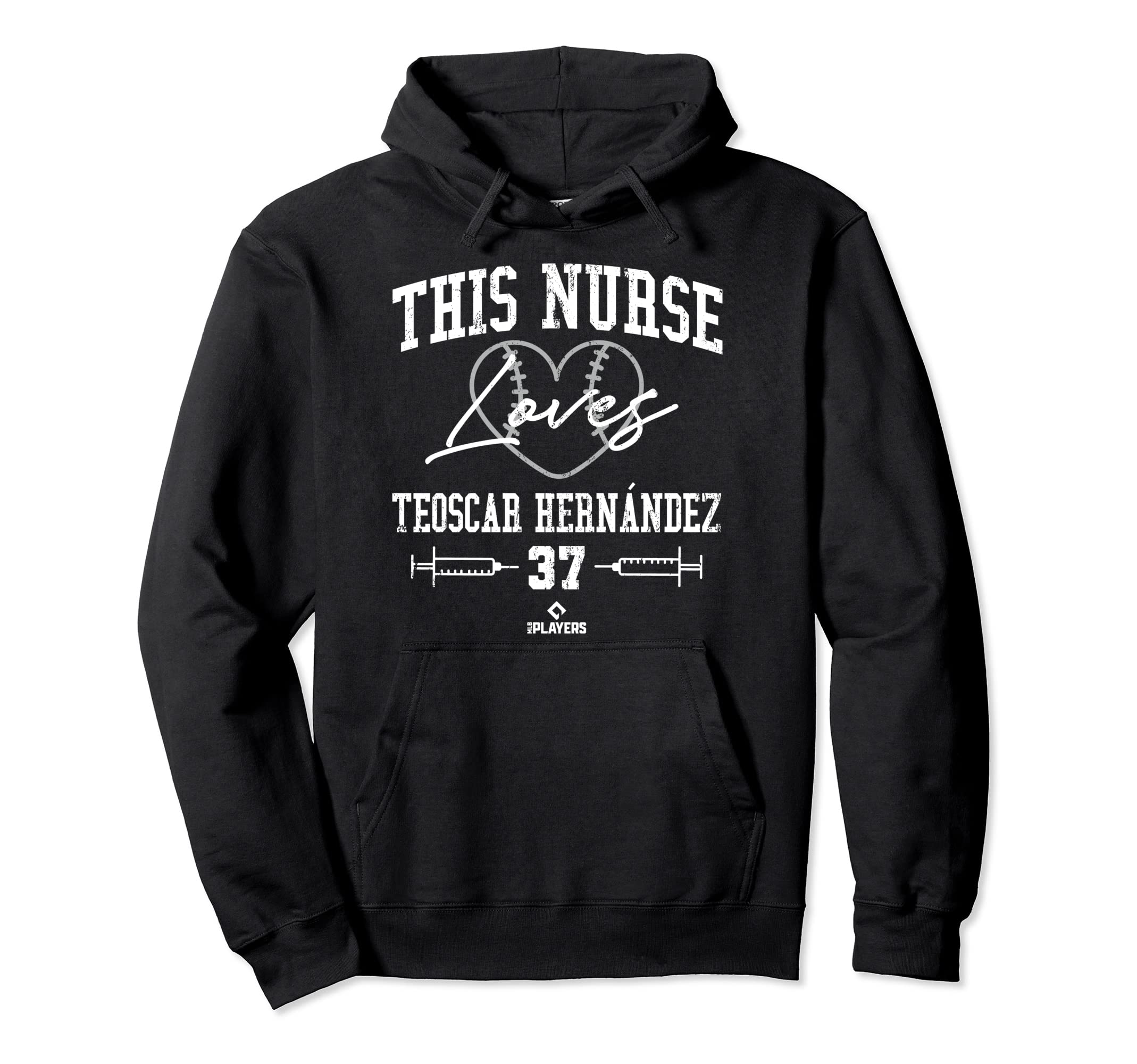 This Nurse Loves Teoscar Hernandez Hoodie - Minimalist Print for Adults - T-Shirt, Sweatshirt, Hoodie