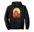 Utah Hiking Camping Arches National Park Hoodie - Custom Art Print Unisex - T-Shirt, Sweatshirt, Hoodie