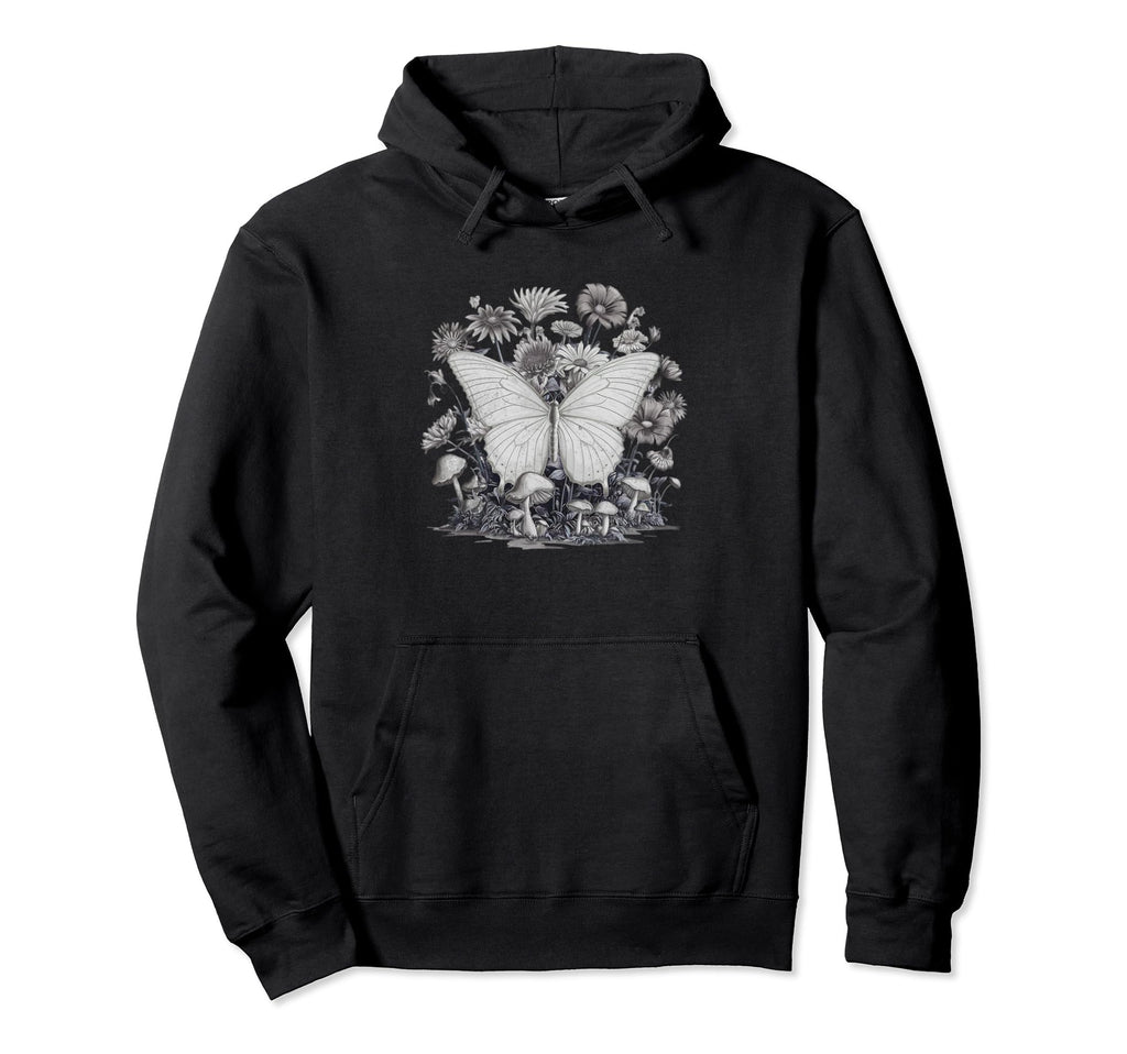 Butterfly Grunge Fairycore Hoodie - Fun Novelty Design for Adults - T-Shirt, Sweatshirt, Hoodie