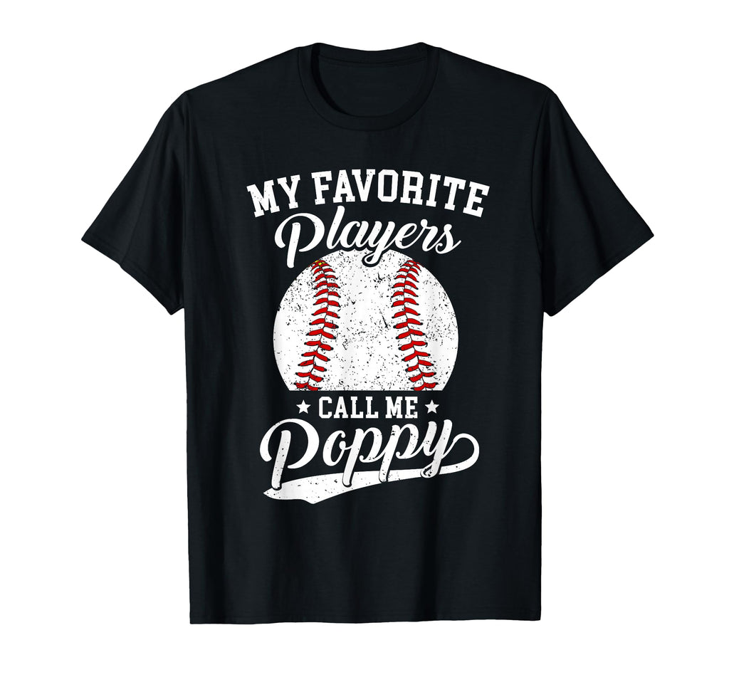 Baseball Poppy My Favorite Baseball T-Shirt - Aesthetic Graphic for Adults - T-Shirt, Sweatshirt, Hoodie