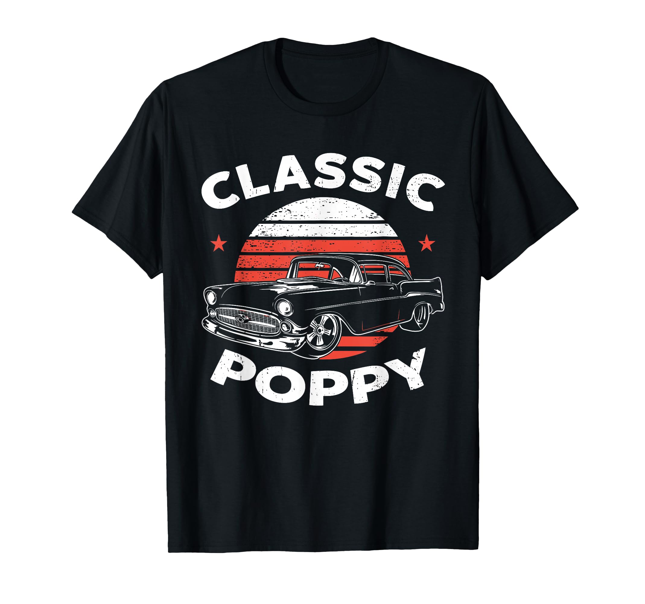 Poppy Muscle Car Lover Enthusiast T-Shirt - Casual Everyday Wear Men Women - T-Shirt, Sweatshirt, Hoodie