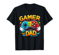Gamer Dad Game Controller Gaming Video T-Shirt - Graphic Print Men Women - T-Shirt, Sweatshirt, Hoodie
