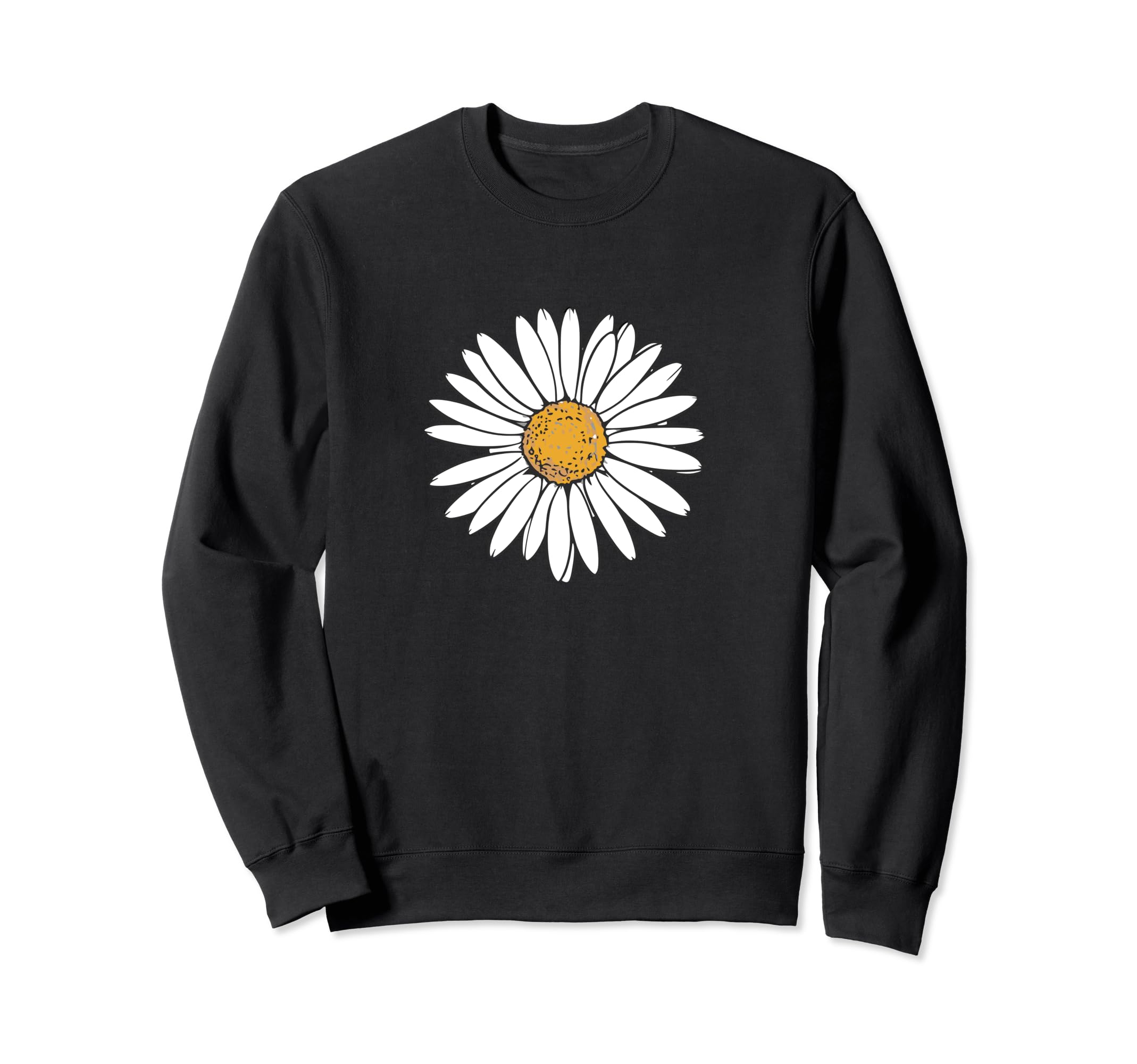 Boho Daisy Flower Botanical Sweatshirt - Unique Graphic for Adults - T-Shirt, Sweatshirt, Hoodie