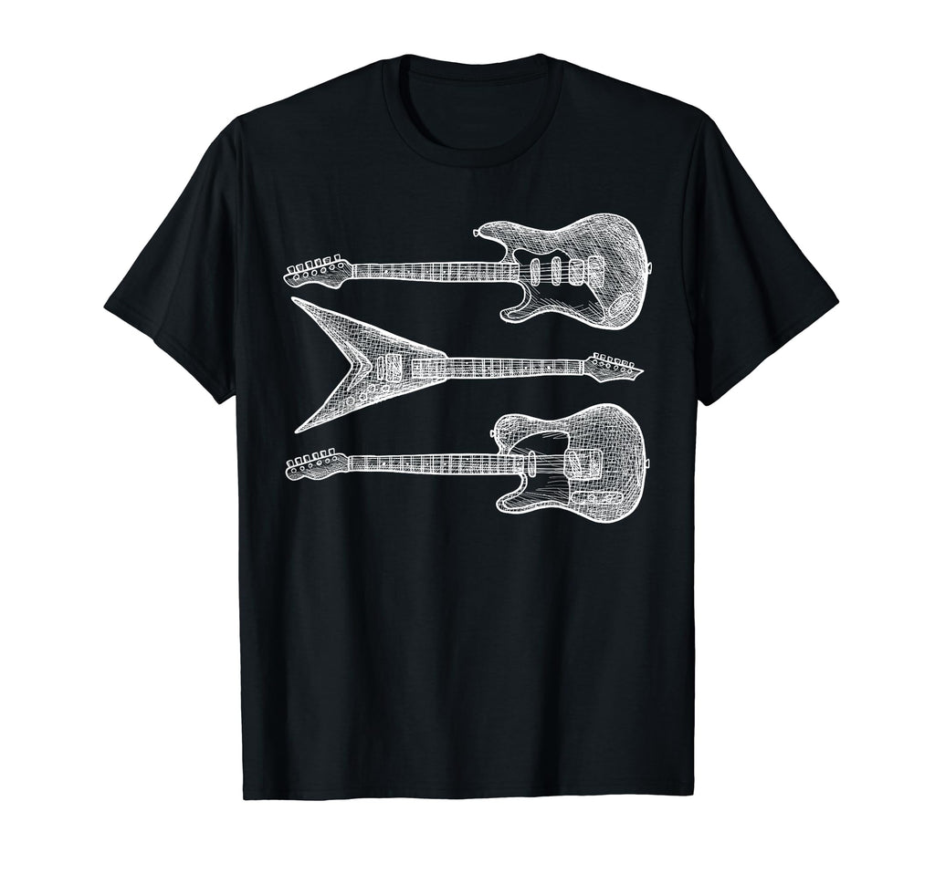 Distressed Guitar Guitarist Guitar T-Shirt - Novelty Apparel Men Women - T-Shirt, Sweatshirt, Hoodie