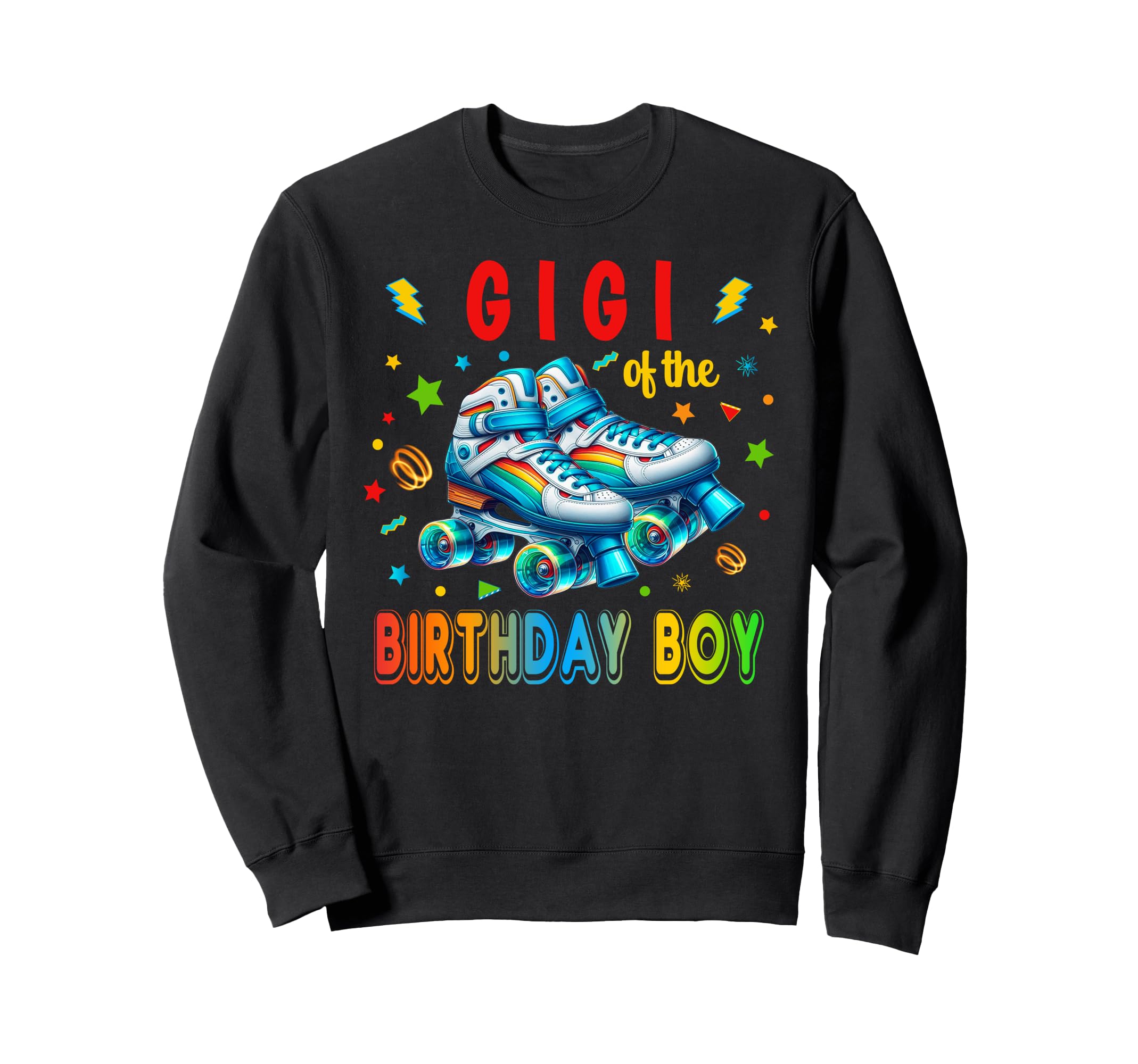 Roller Skates Birthday Party Sweatshirt - Custom Art Print for Adults - T-Shirt, Sweatshirt, Hoodie