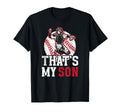 Thats My Son Baseball Catcher Mom Baseball T-Shirt - Unique Graphic Unisex - T-Shirt, Sweatshirt, Hoodie