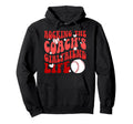 Baseball Coachs Girlfriend Life Hoodie - Aesthetic Graphic Men Women - T-Shirt, Sweatshirt, Hoodie