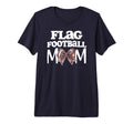 Flag Football Mom Coquette Bow T-Shirt - Custom Art Print Men Women - T-Shirt, Sweatshirt, Hoodie