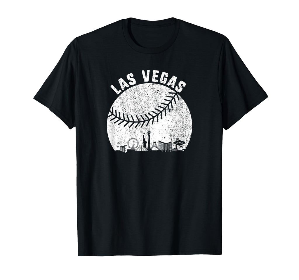 Las Vegas Skyline Baseball Fan T-Shirt - Novelty Apparel for Adults - T-Shirt, Sweatshirt, Hoodie