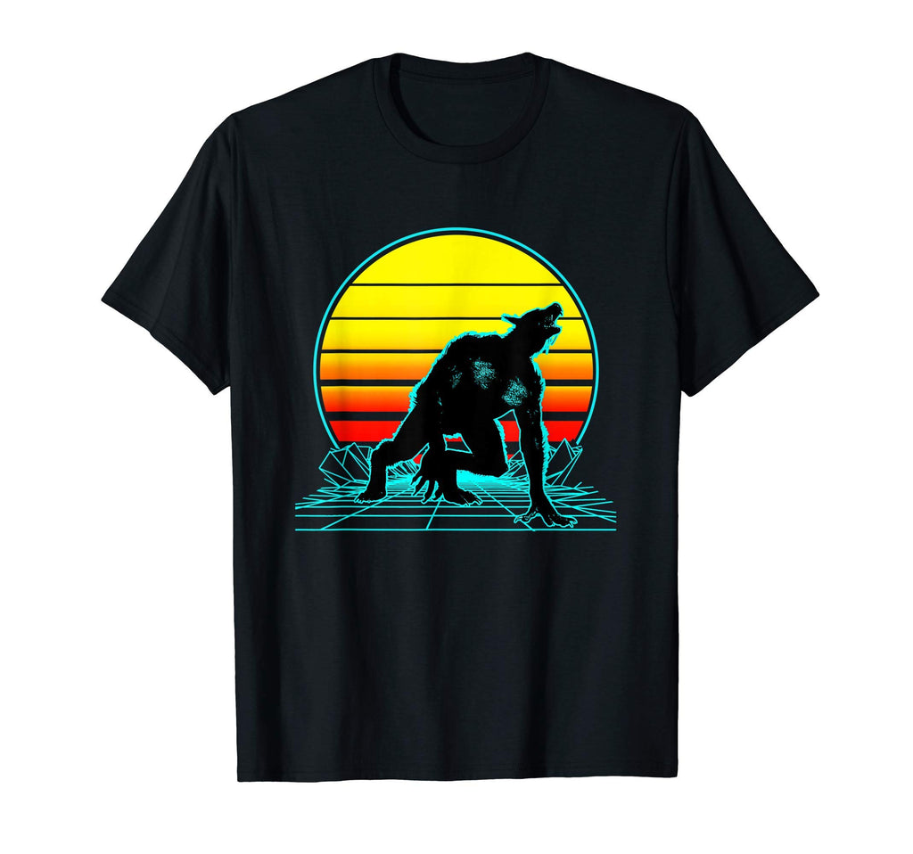 Sunset Werewolf T-Shirt - Custom Art Print Unisex - T-Shirt, Sweatshirt, Hoodie