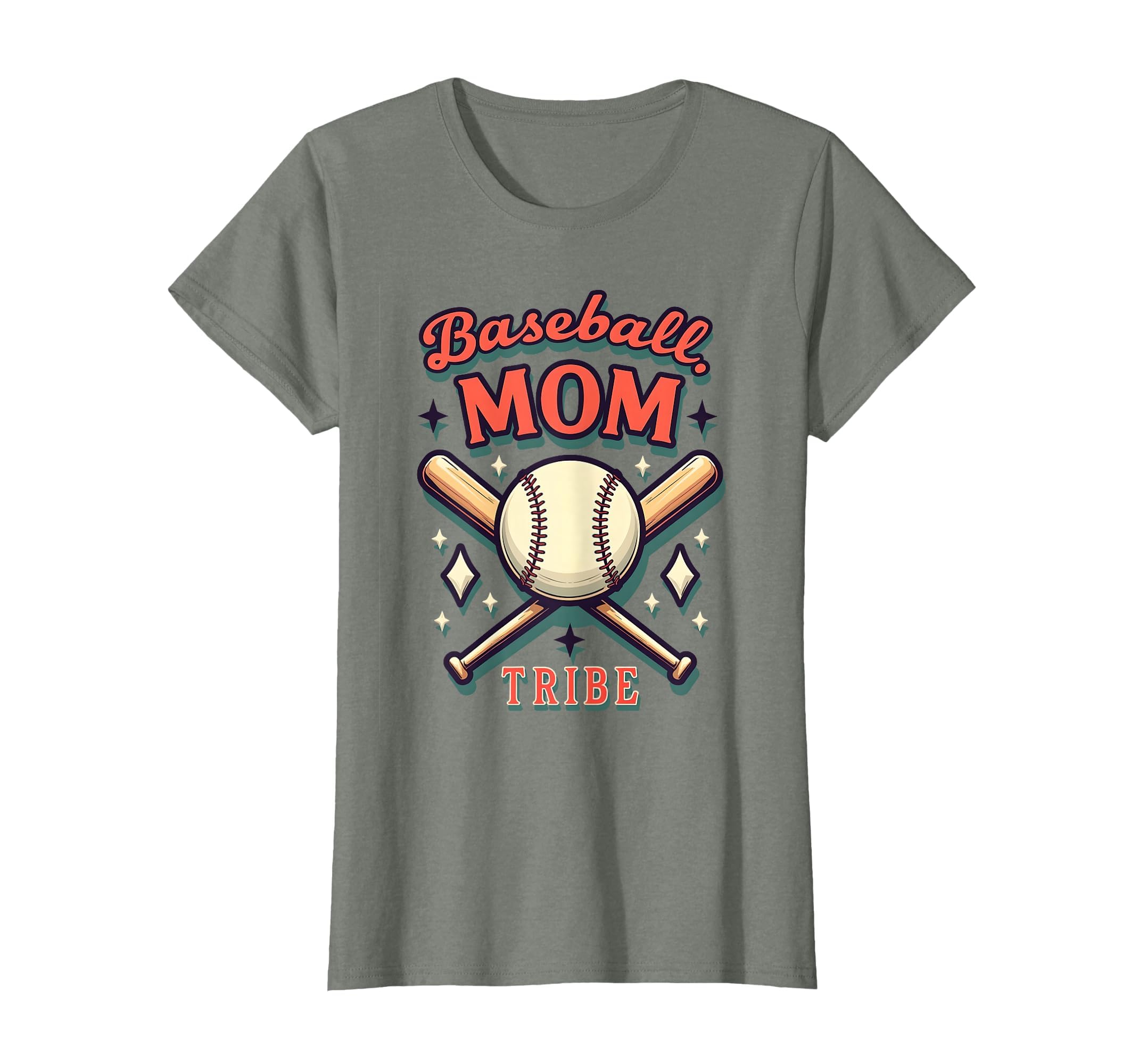 Baseball Mom Tribe Proud Sports T-Shirt - Casual Everyday Wear for Adults - T-Shirt, Sweatshirt, Hoodie