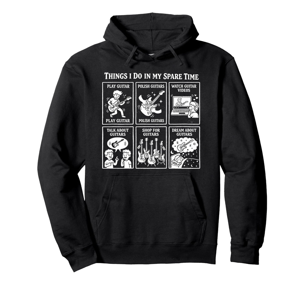 Things I Do My Spare Time Heavy Metal Hoodie - Graphic Print Men Women - T-Shirt, Sweatshirt, Hoodie