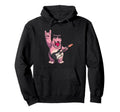 Hippo Guitar Player Rock Music Hoodie - Novelty Apparel for Adults - T-Shirt, Sweatshirt, Hoodie