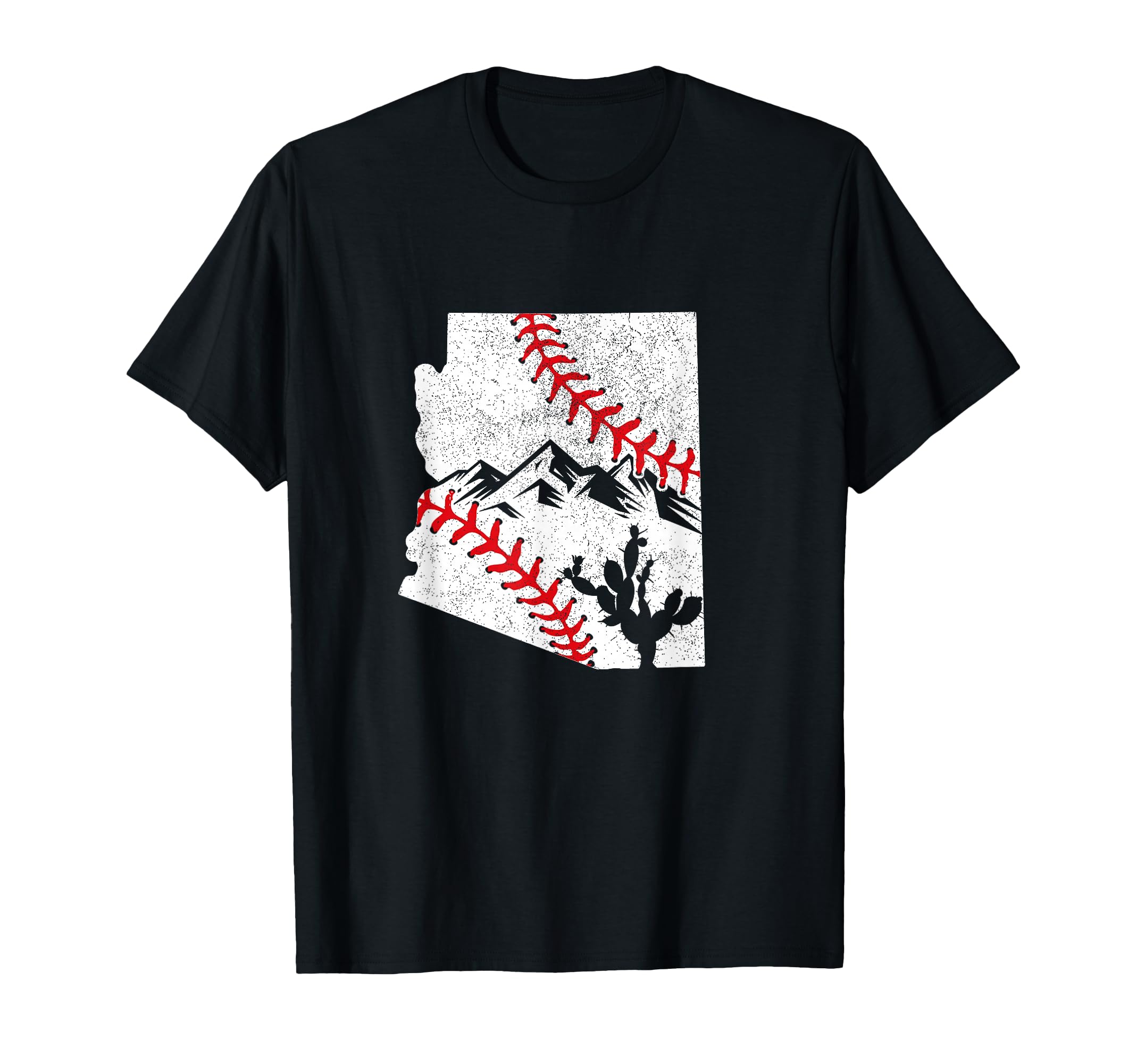 Arizona Baseball League Cactus T-Shirt - Custom Art Print Men Women - T-Shirt, Sweatshirt, Hoodie