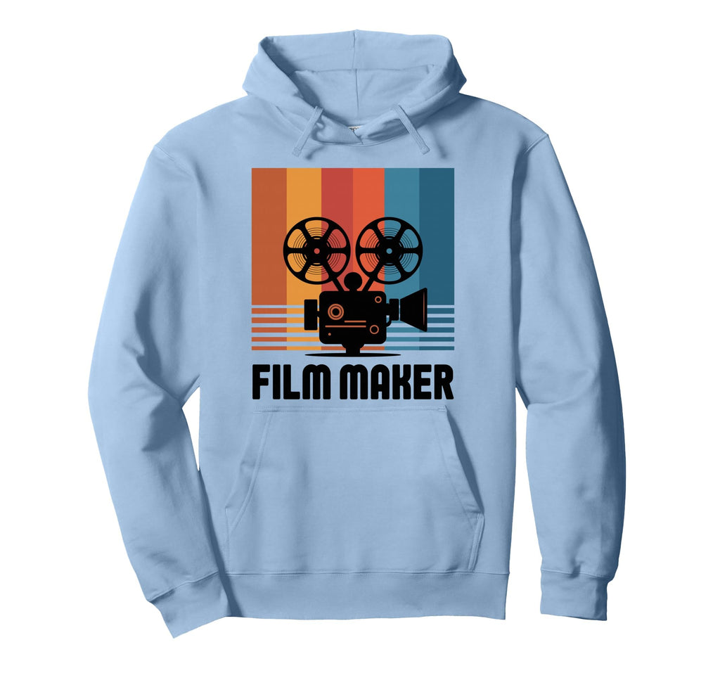 Film Maker Camera Filmmaking Crew Hoodie - Trendy Graphic for Adults - T-Shirt, Sweatshirt, Hoodie