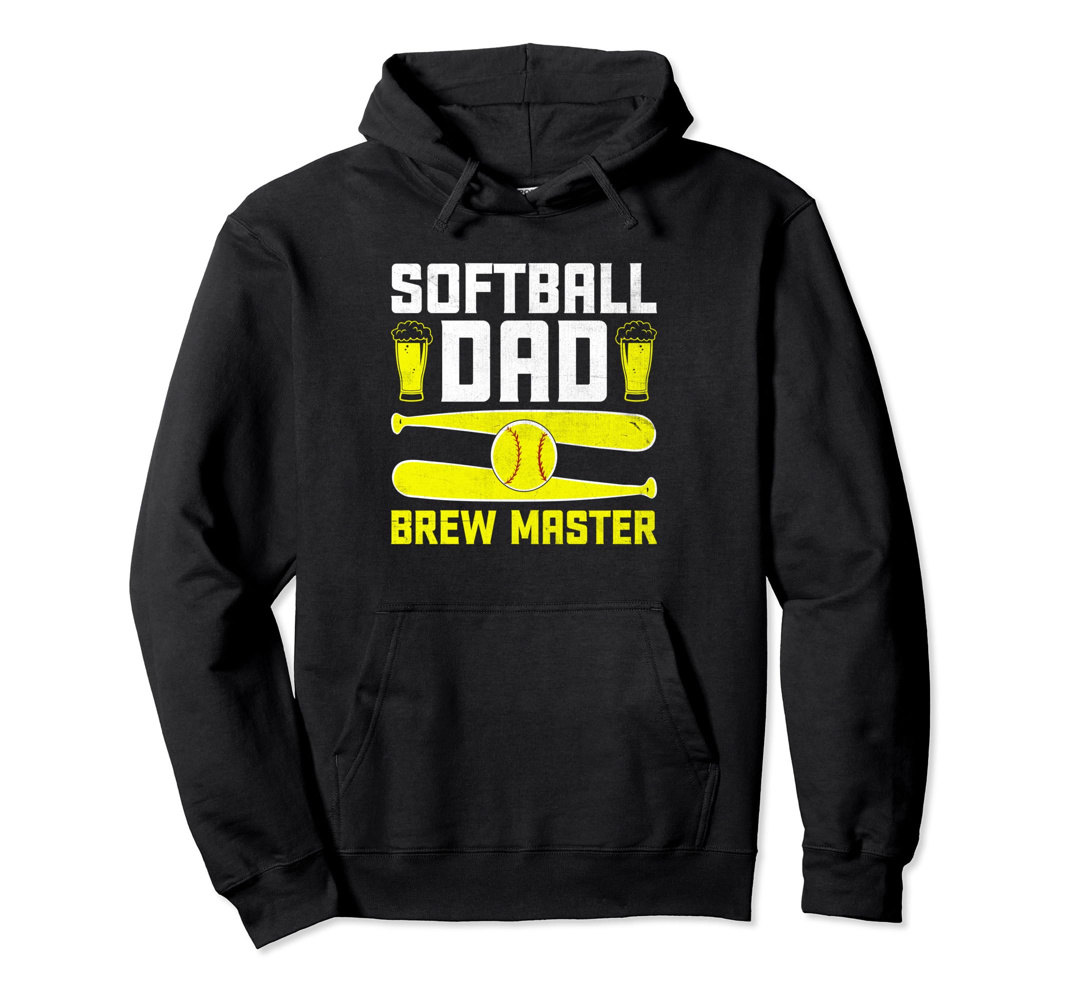 Softball Baseball Dad Player Beer Hoodie - Aesthetic Graphic Unisex - T-Shirt, Sweatshirt, Hoodie