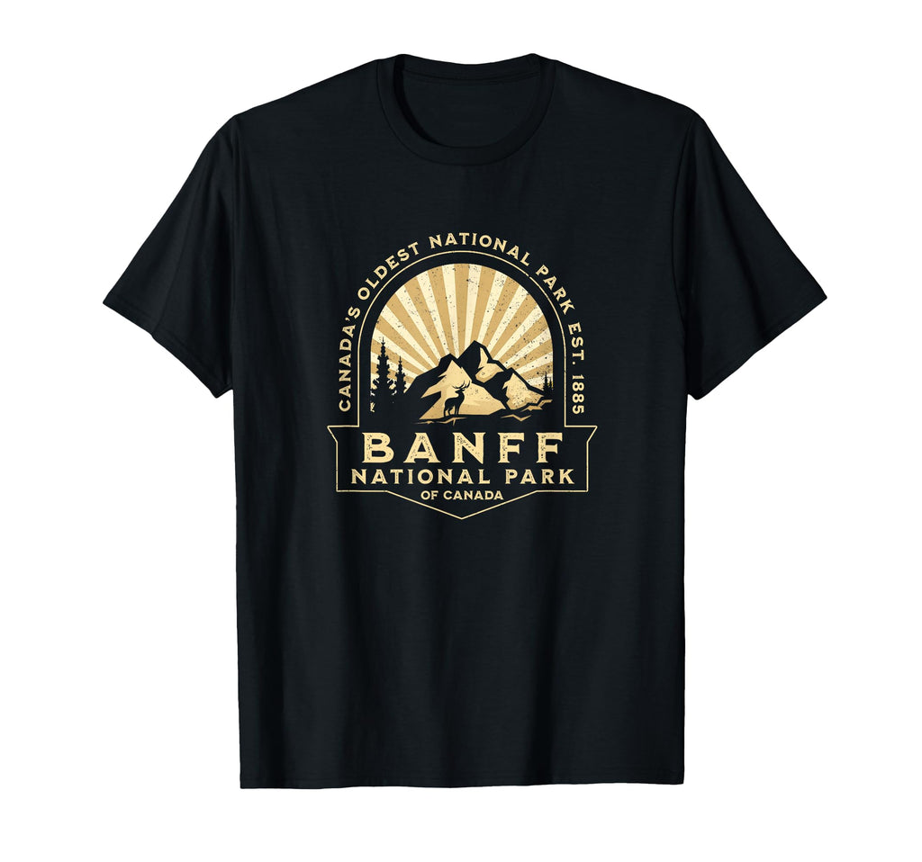 Banff National Park Canada Souvenir T-Shirt - Novelty Apparel Men Women - T-Shirt, Sweatshirt, Hoodie