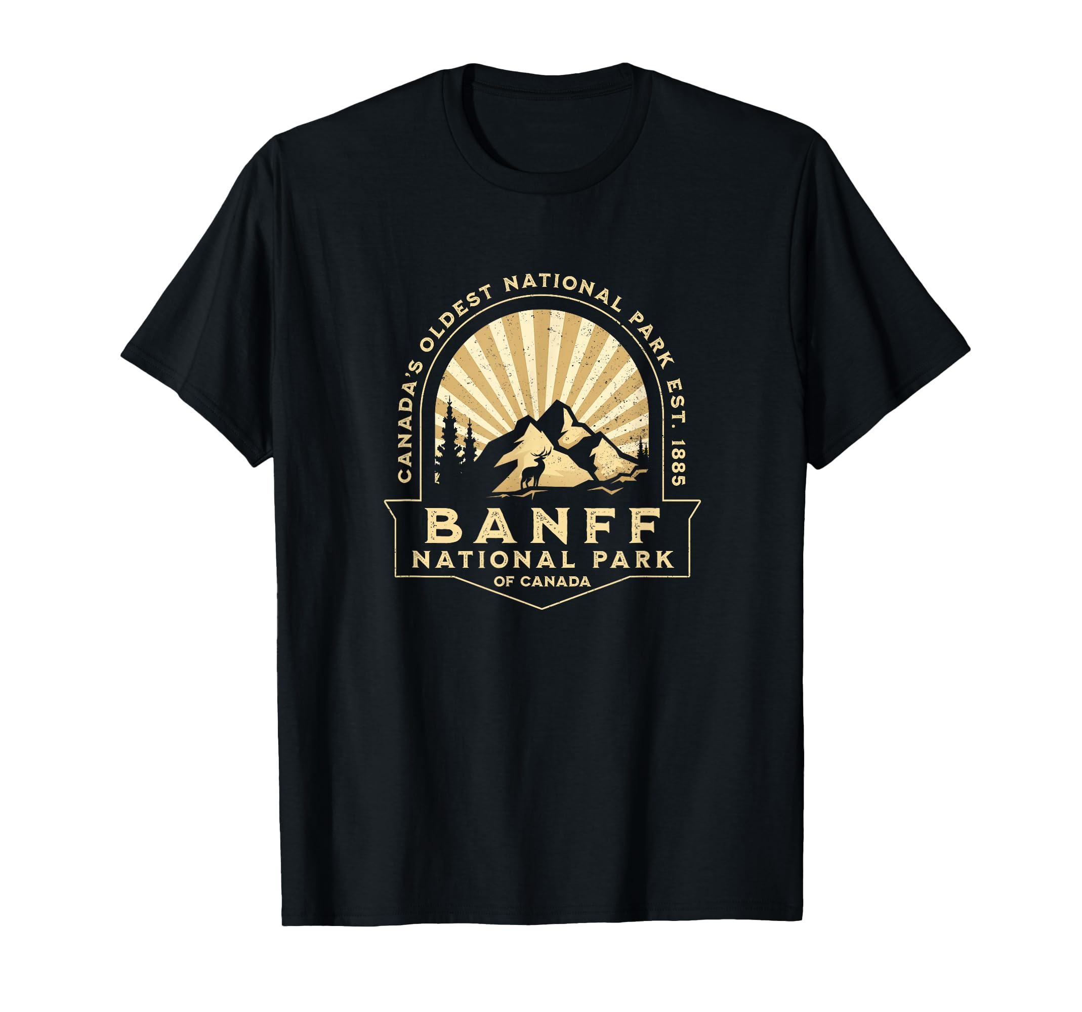 Banff National Park Canada Souvenir T-Shirt - Novelty Apparel Men Women - T-Shirt, Sweatshirt, Hoodie