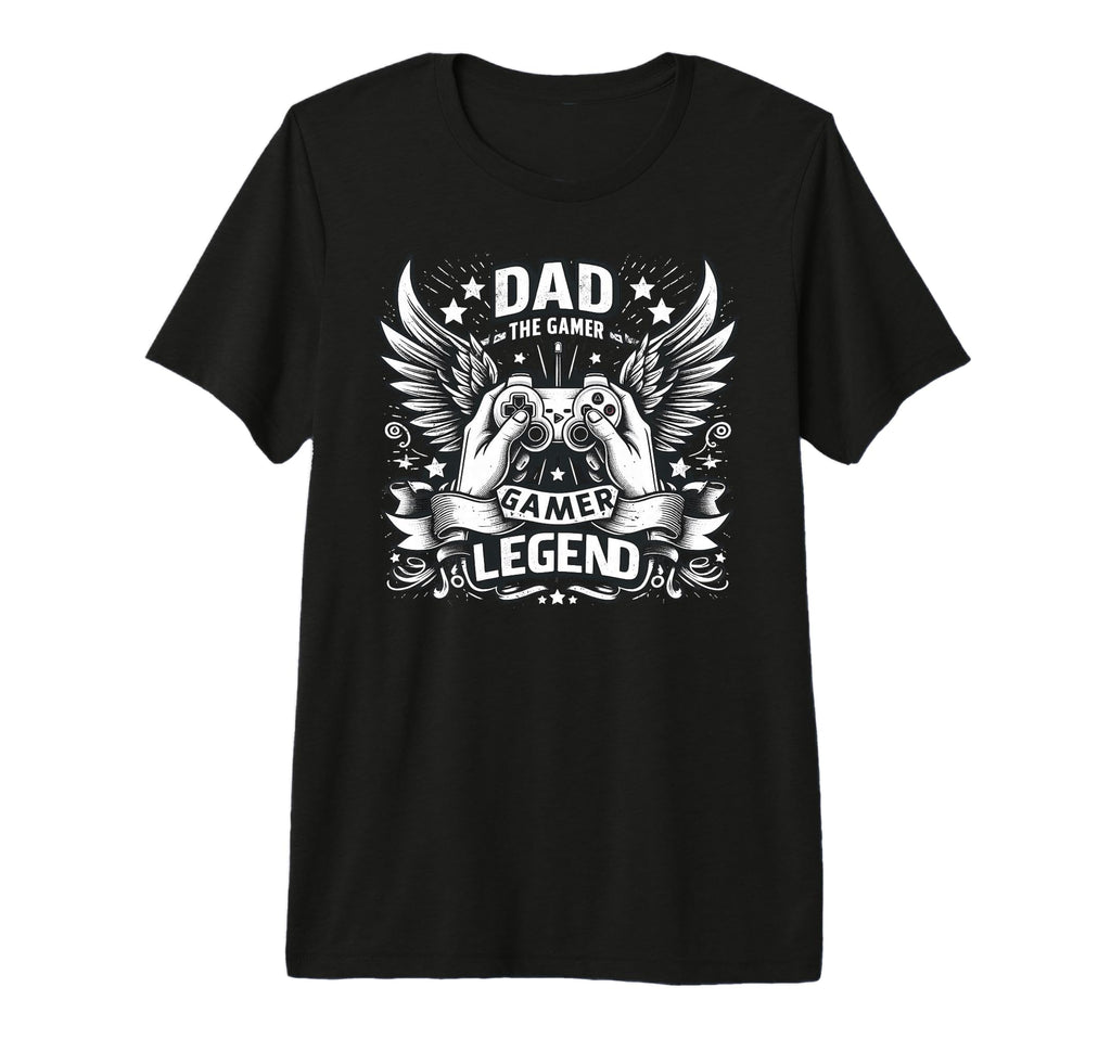 Gamer Dad Game Controller Gaming T-Shirt - Aesthetic Graphic Men Women - T-Shirt, Sweatshirt, Hoodie