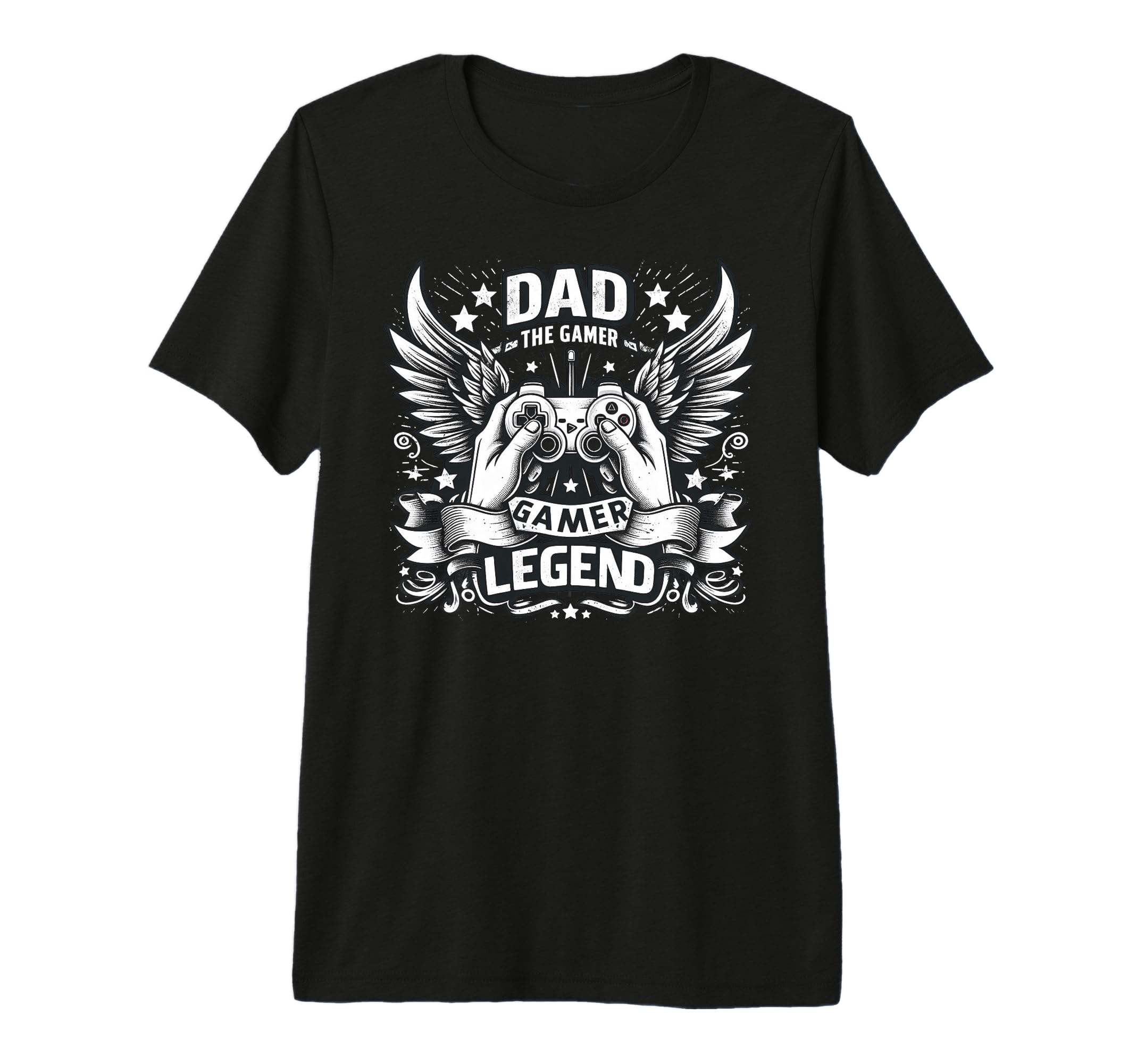 Gamer Dad Game Controller Gaming T-Shirt - Aesthetic Graphic Men Women - T-Shirt, Sweatshirt, Hoodie