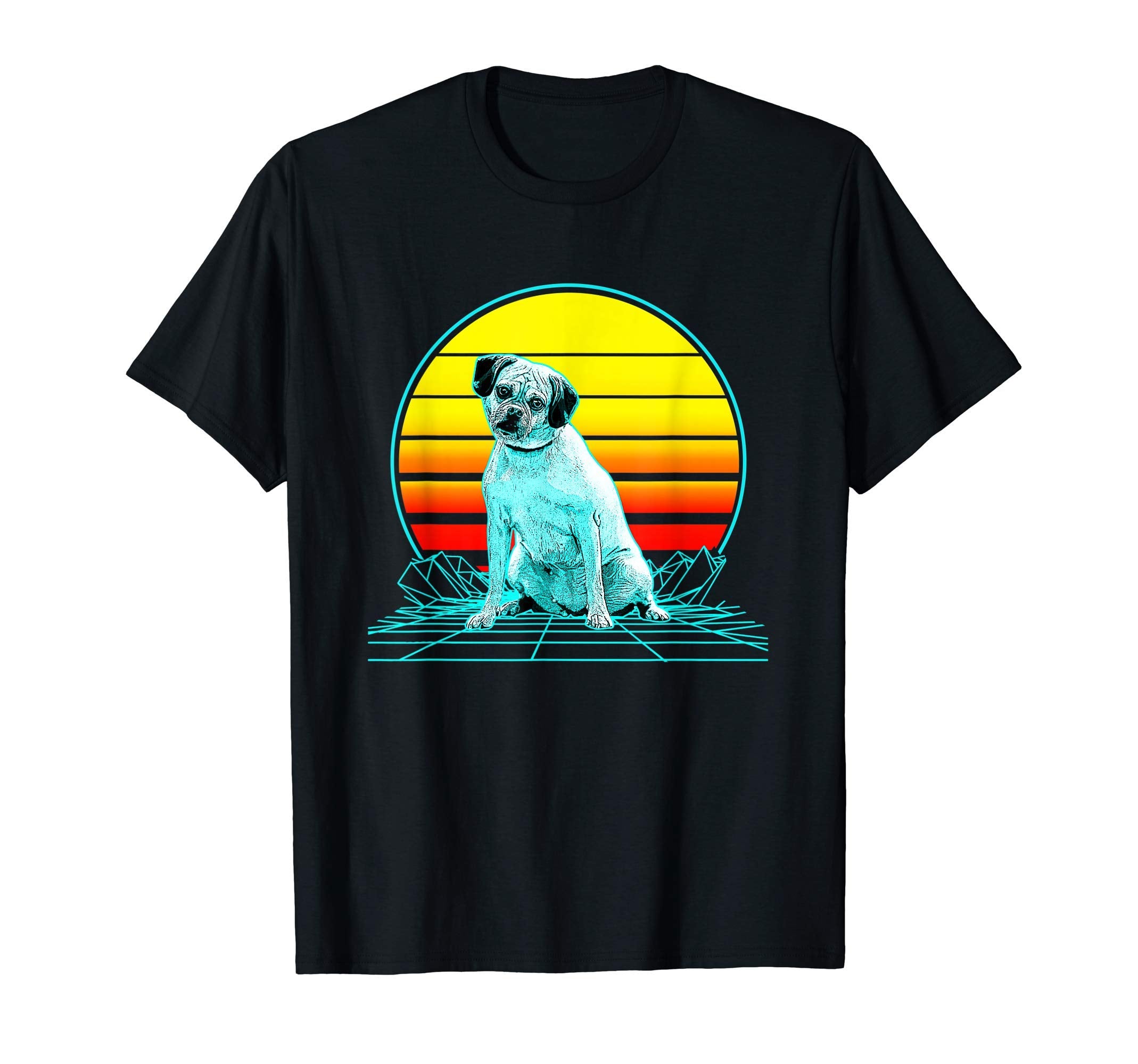 Sunset Puggle T-Shirt - Casual Everyday Wear for Adults - T-Shirt, Sweatshirt, Hoodie