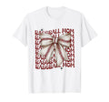 Baseball Mom Bow Coquette Mama T-Shirt - Casual Everyday Wear for Adults - T-Shirt, Sweatshirt, Hoodie