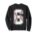 6 Years Old Birthday Baseball Sweatshirt - Casual Everyday Wear Men Women - T-Shirt, Sweatshirt, Hoodie