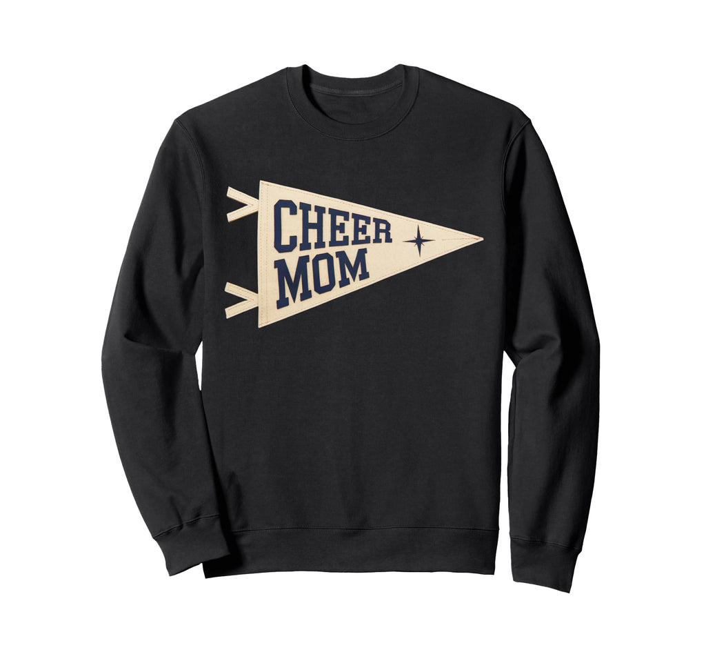 Cheer Mom Mother Bow Cheerleader Sweatshirt - Fun Novelty Design Unisex - T-Shirt, Sweatshirt, Hoodie