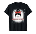 Baseball Sluggers Mom Messy Bun Mothers T-Shirt - Unique Graphic Men Women - T-Shirt, Sweatshirt, Hoodie