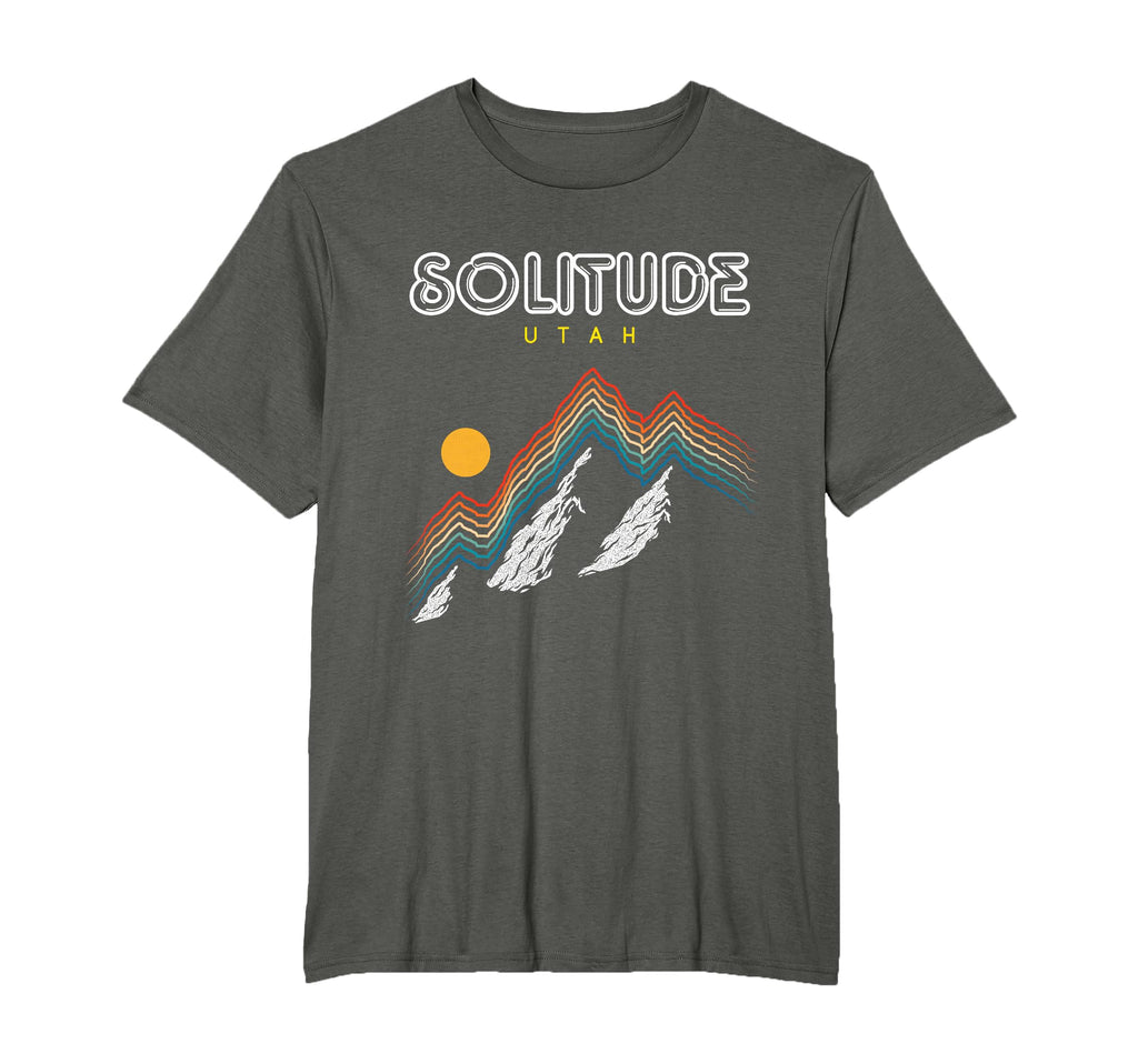Solitude Utah Usa Ski Resort 1980S T-Shirt - Minimalist Print Men Women - T-Shirt, Sweatshirt, Hoodie
