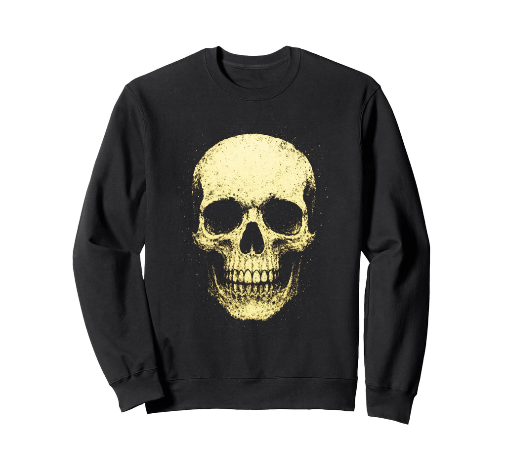 Skull Gothic Grunge Y2K Emo Aesthetic Sweatshirt - Graphic Print Men Women - T-Shirt, Sweatshirt, Hoodie