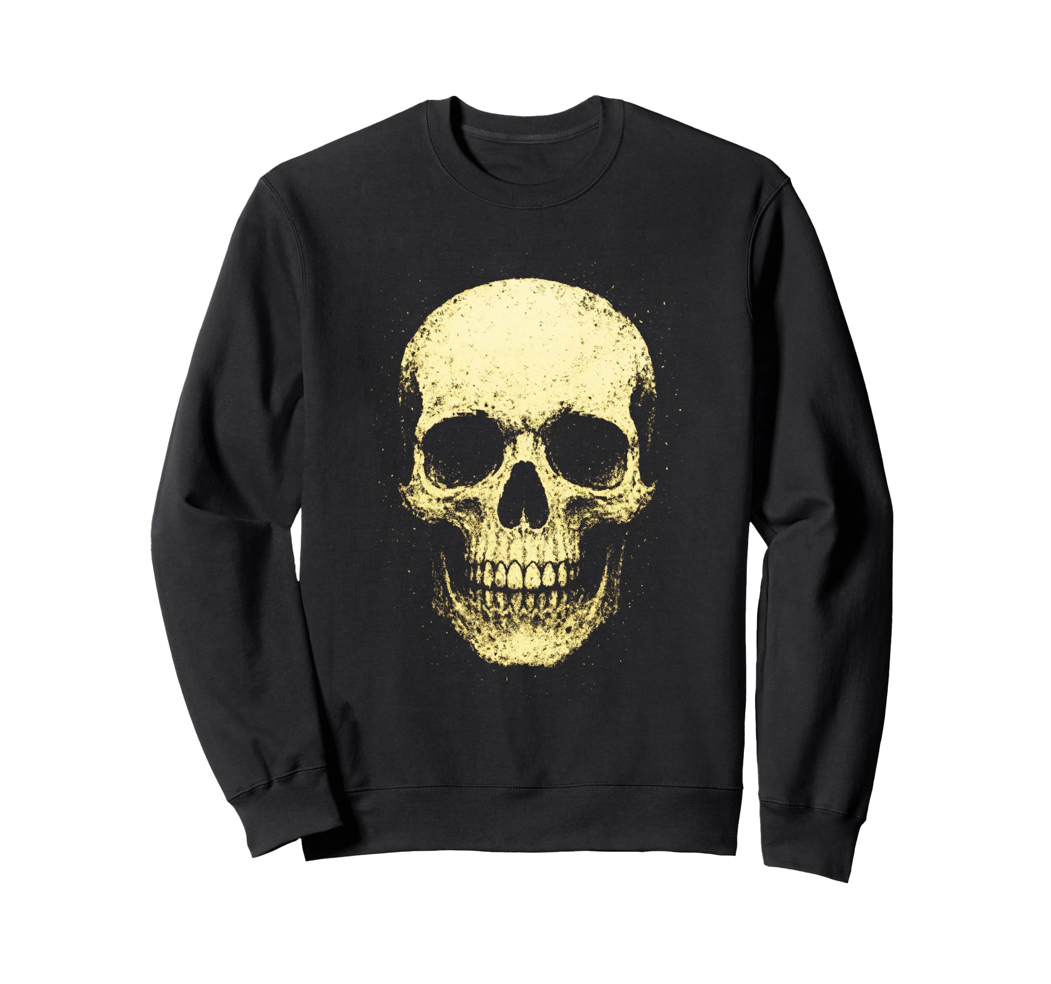 Skull Gothic Grunge Y2K Emo Aesthetic Sweatshirt - Graphic Print Men Women - T-Shirt, Sweatshirt, Hoodie
