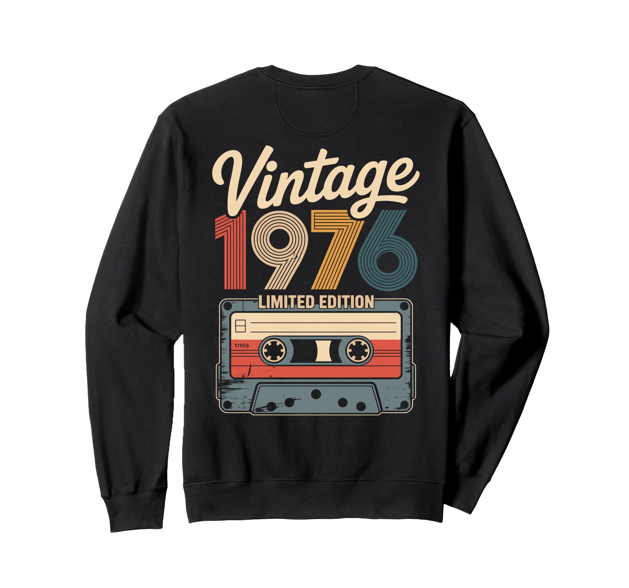 Born 1976 Cassette Tape 50Th Birthday Sweatshirt - Streetwear Style Unisex - T-Shirt, Sweatshirt, Hoodie